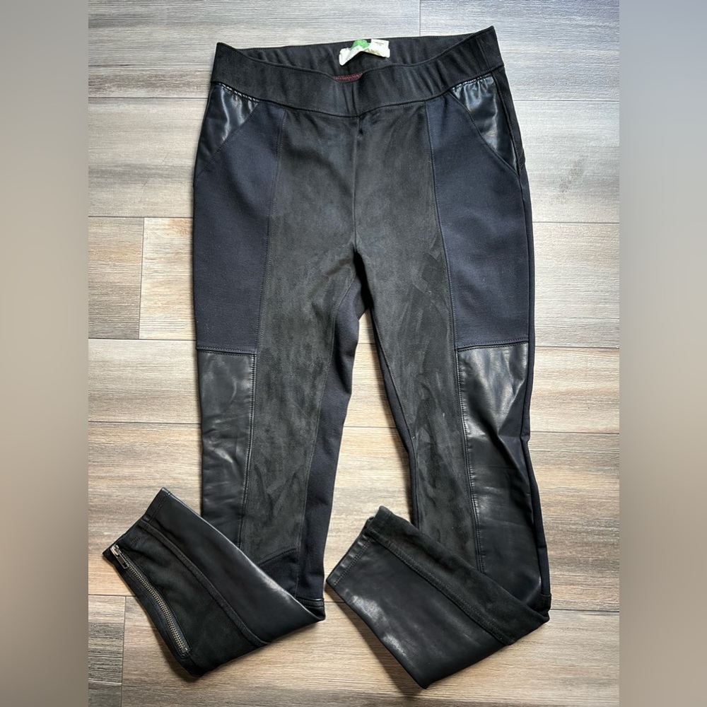 Anthropologie Black Cute Women Pants- Zipper Ankle-‎ 27